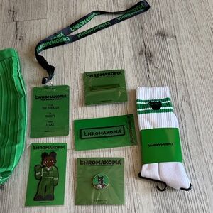 “Tyler, the Creator” complete Green Chromakopia Tote Bag VIP Tote + Goodies
